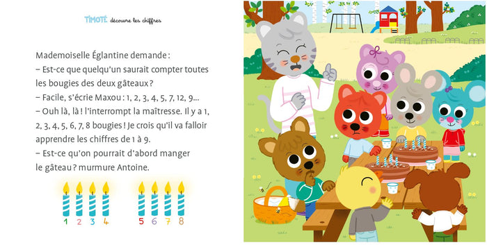 Timoté découvre les chiffres