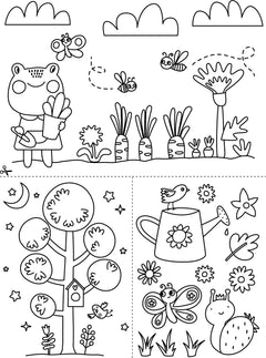 Dessiner sur les vitres mon joli jardin