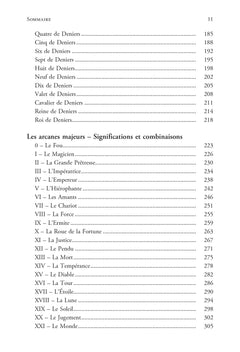 Toutes les combinaisons du Tarot