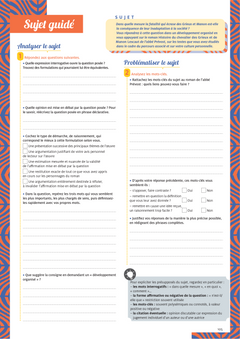 Cahier de méthodes et expression pour préparer les épreuves du bac - Français 1re séries générales