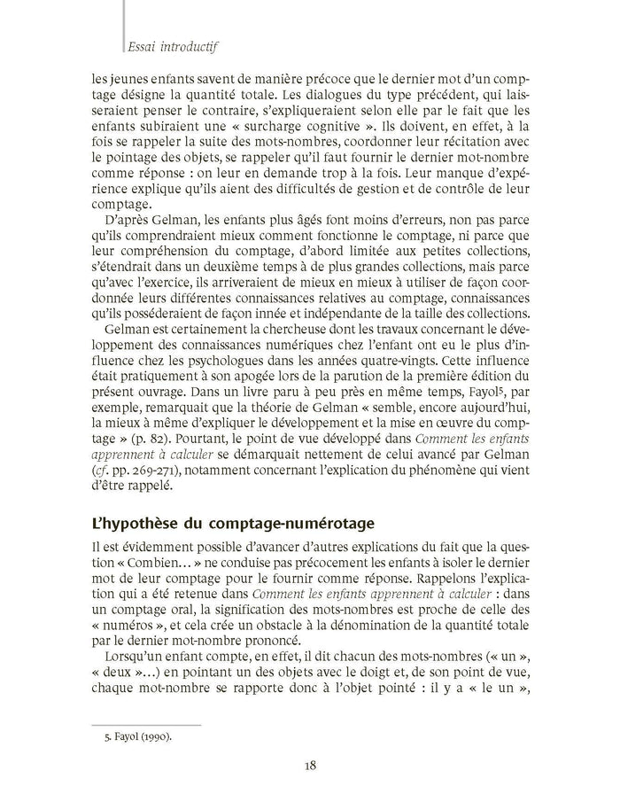 Comment les enfants apprennent à calculer