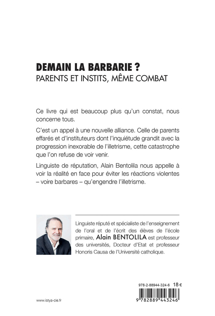 Demain la barbarie ? - Parents et instits même combat