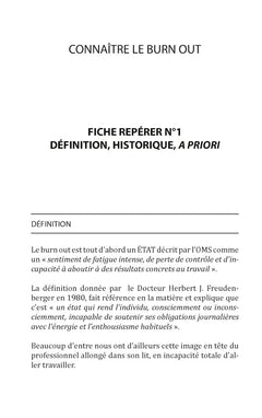 Les clés du burn out