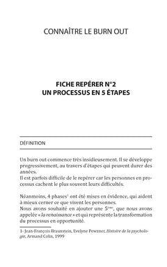 Les clés du burn out