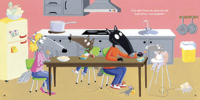 P'tit Loup - Cahier d'autocollants - La Journée de P'tit Loup