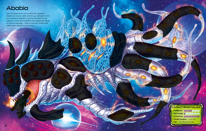 Construis tes aliens et guerriers de l'espace avec des autocollants