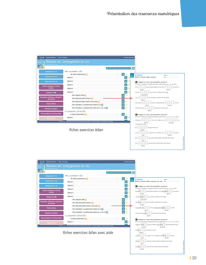 Réussir en conjugaison CE1-CE2