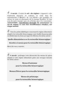 Menus d'été pour la rectocolite hémorragique