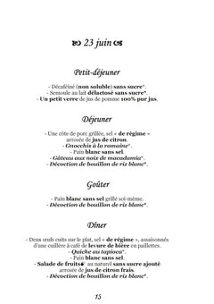 Menus d'été pour la rectocolite hémorragique