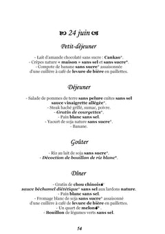 Menus d'été pour la rectocolite hémorragique