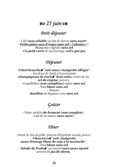 Menus d'été pour la rectocolite hémorragique