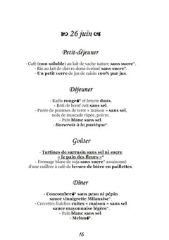 Menus d'été pour la rectocolite hémorragique