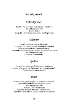 Menus d'été pour la rectocolite hémorragique