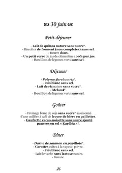 Menus d'été pour la rectocolite hémorragique