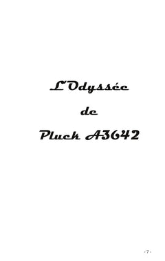 L'odyssée de Pluck A3642