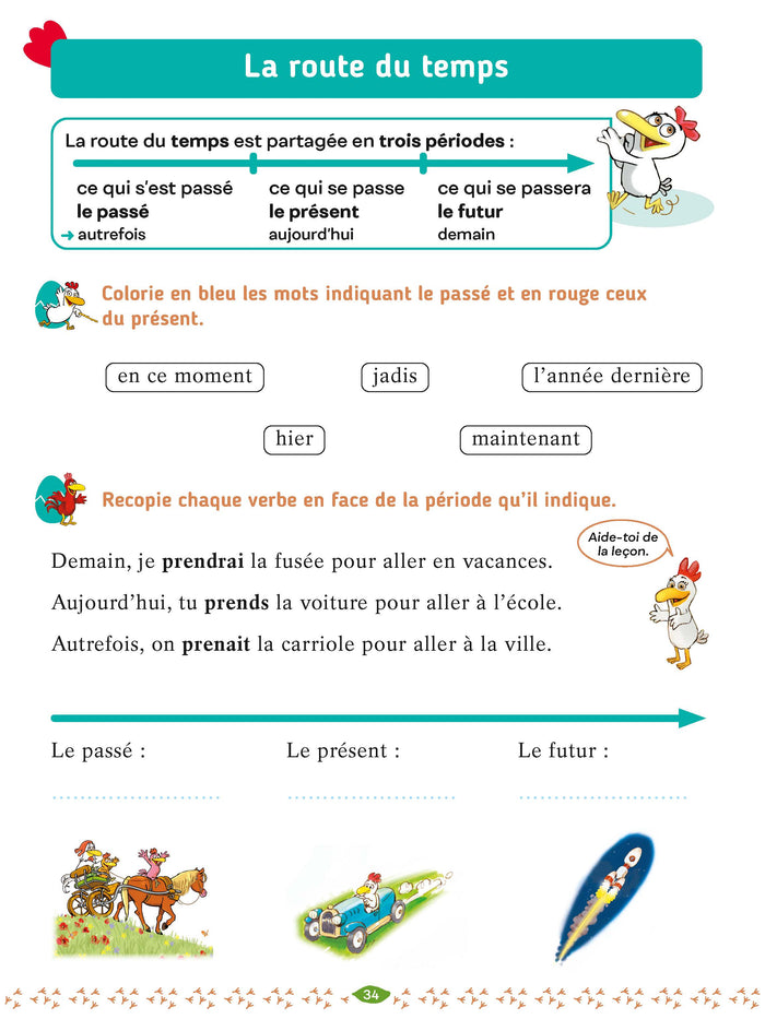 Cocorico je sais lire ! - Cahier d'orthographe avec les P'tites Poules
