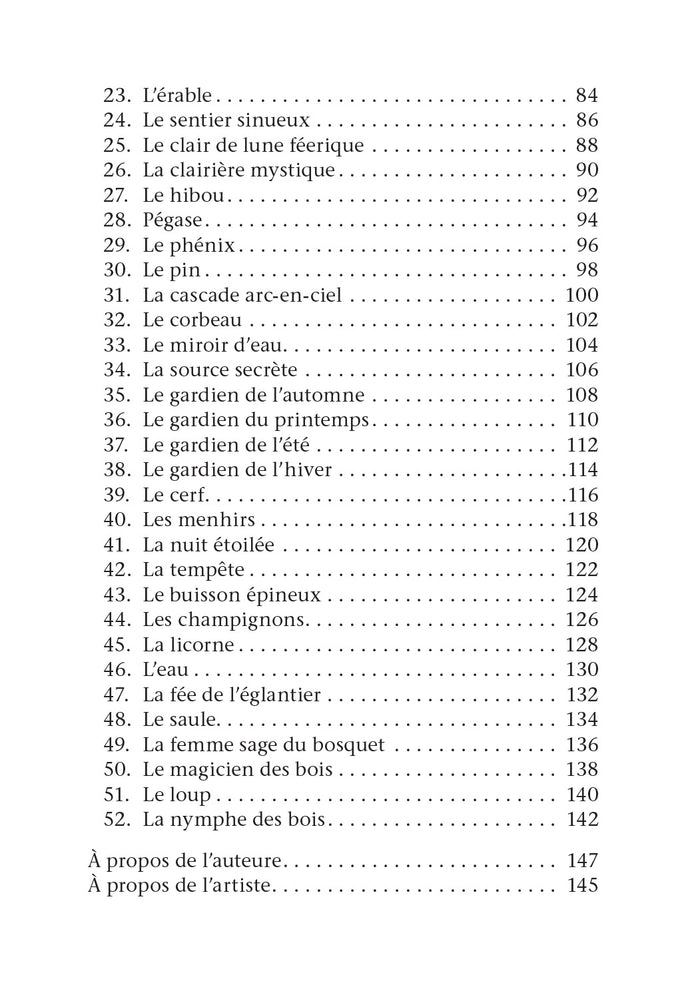 L'oracle de la forêt sacrée