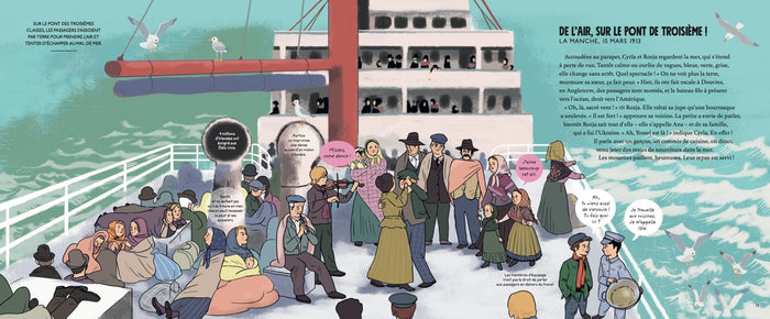 Embarquement pour l'Amérique