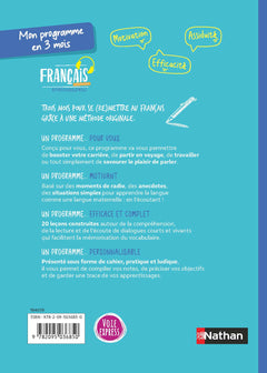 Mon programme en 3 mois - Français pour étrangers - Approfondissement