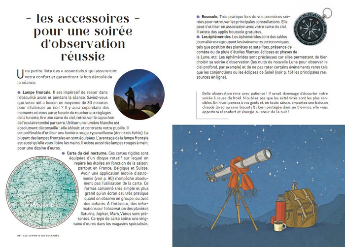 Les carnets du scarabée - Astronomie