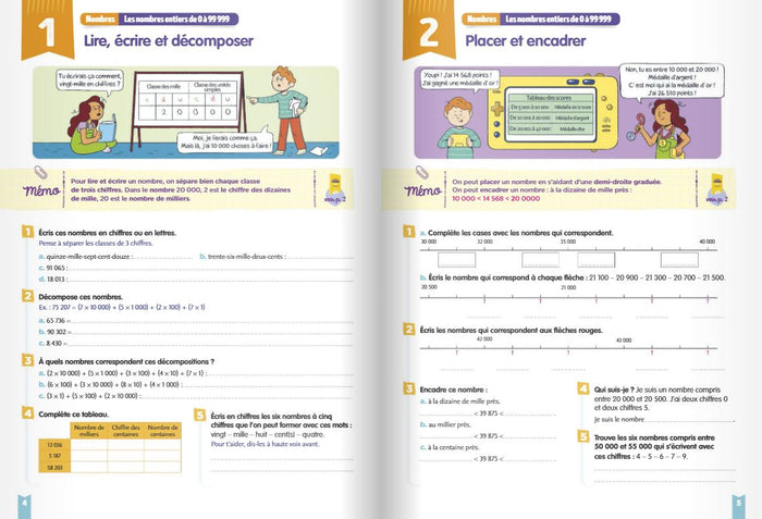 Mon cahier pour la maison - Mathématiques CM1