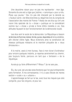 Je suis ton maire !