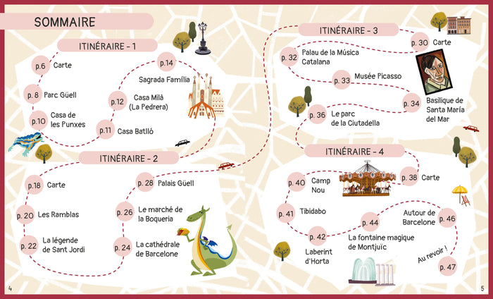 Jeunes explorateurs à la découverte de Barcelone