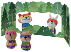 Coffret marionnettes à doigts - Les mini-héros de la forêt
