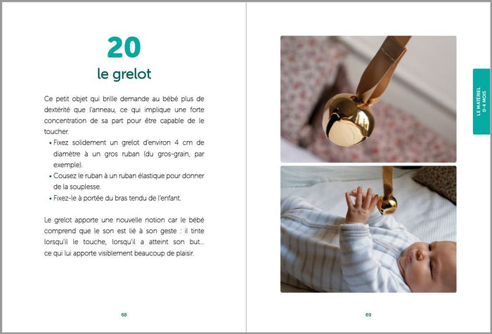 Bébé Montessori - 60 activités pour préparer son univers, l'éveiller et l'aider à faire seul