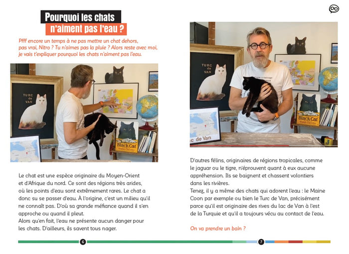 Dis Jamy- Pourquoi les chats n'aiment pas l'eau ?