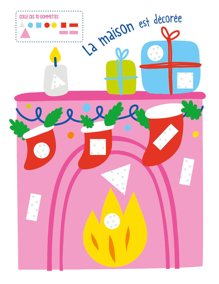 Mon cahier de gommettes - Noël