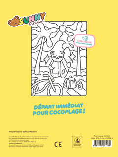 Sunny & ses amis - Coloriage - Soleil, surf & glace coco !