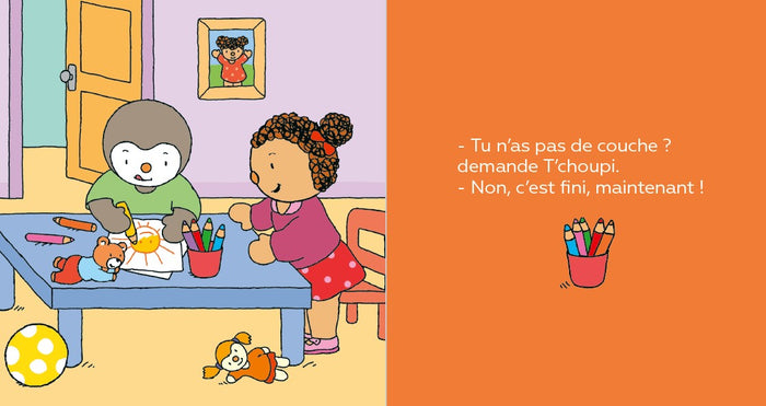 T'choupi ne met plus de couches