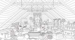 Noël Cosy - Coloriages de l'Avent