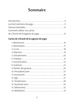 L'oracle de la sagesse du yoga