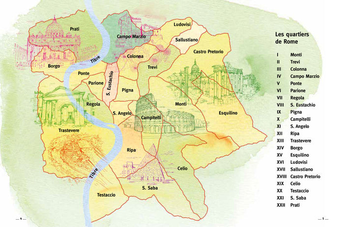 Rome à pied - Curiosités et petites découvertes