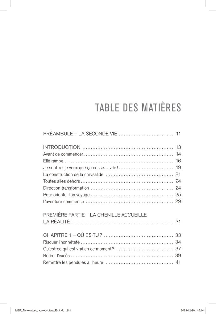 Aime-toi et la vie suivra