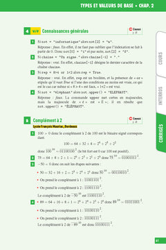 Interros des Lycées Numérique et Sciences Informatiques 1re