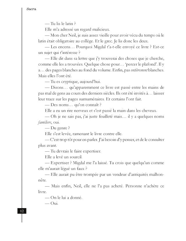 Sacra, parfums d'Isenne et d'Ailleurs, vol. I