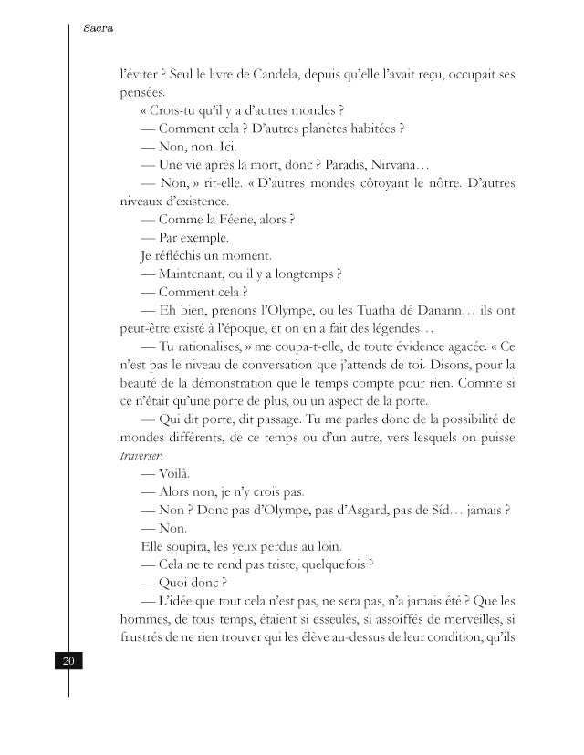 Sacra, parfums d'Isenne et d'Ailleurs, vol. I