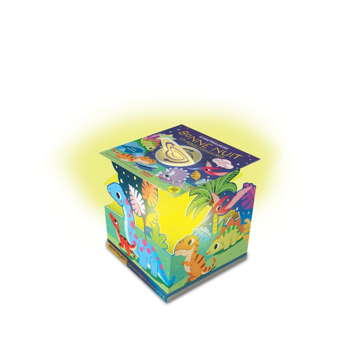 Bonne nuit les bébés dinosaures - Livre veilleuse