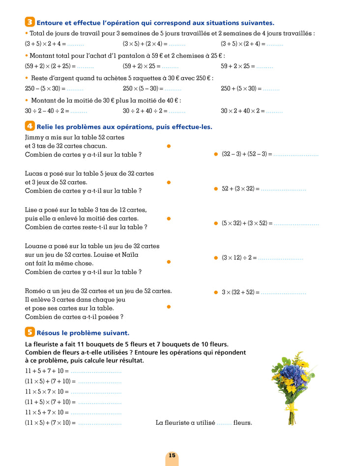 Mon cahier de calcul mental CM1-CM2