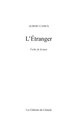 L'Étranger