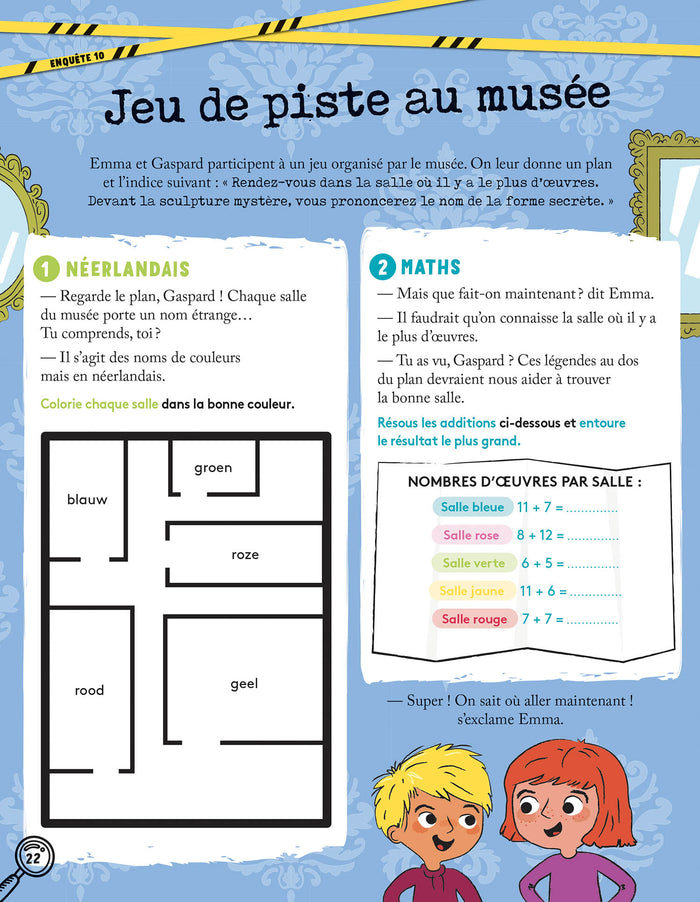 J'enquête en vacances - En route vers la 2e primaire