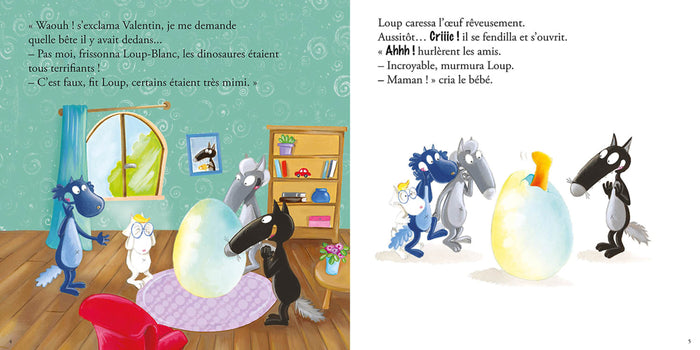 Le loup qui adorait les dinosaures