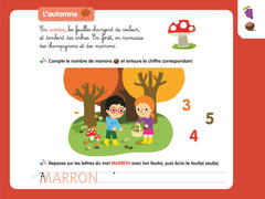 Les livres-ardoises - Je découvre les mois et les saisons