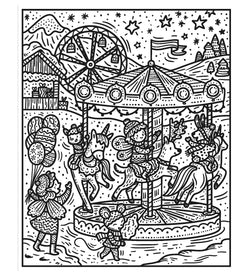 L'hiver enchanté - La peinture magique