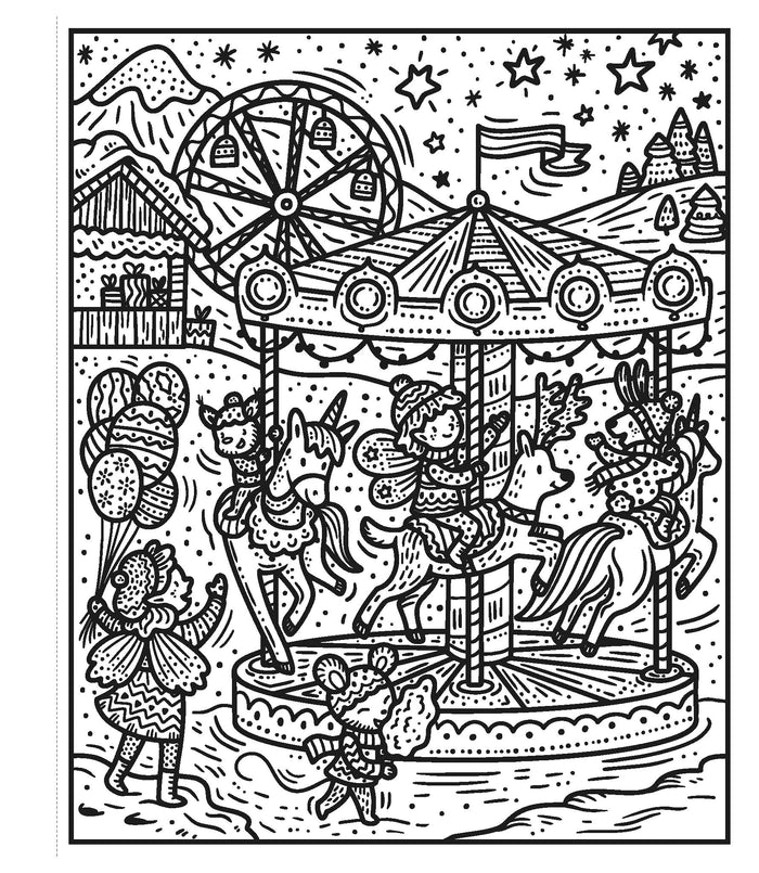 L'hiver enchanté - La peinture magique