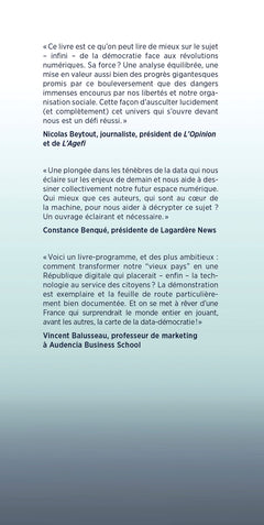 Data démocratie - Etre un citoyen libre à l'ère du numérique