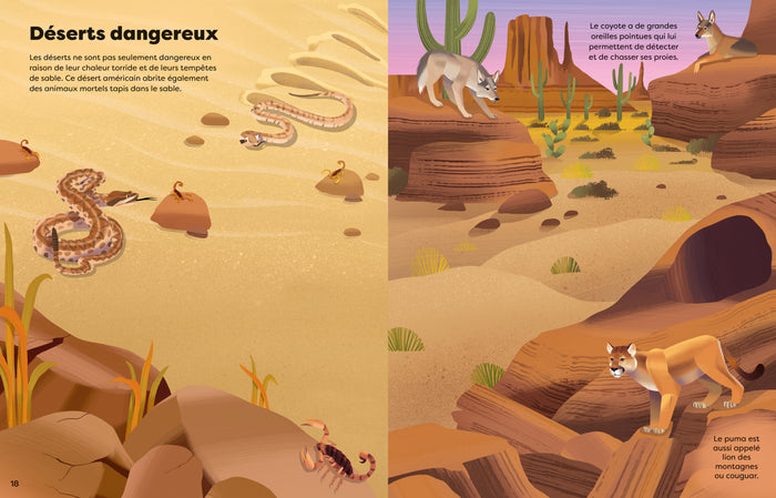 Les animaux dangereux - Mes super autocollants